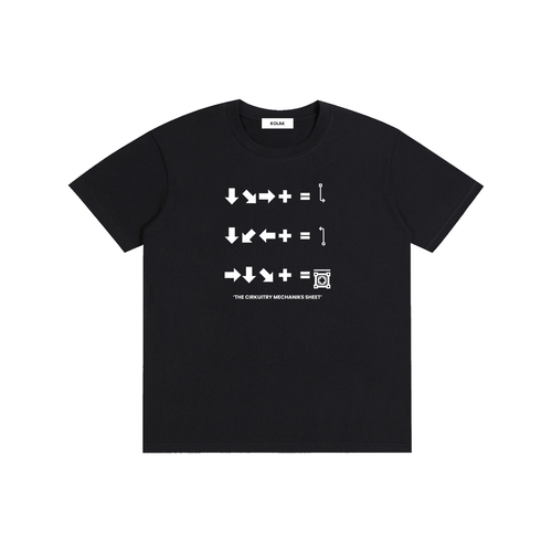 The Cirkuitry Mechaniks Sheet Tee — Black