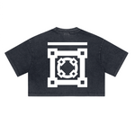 Washed Loose Fit Cropped Crewneck T-shirt