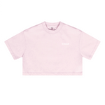 Washed Loose Fit Cropped Crewneck T-shirt