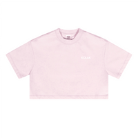 Washed Loose Fit Cropped Crewneck T-shirt