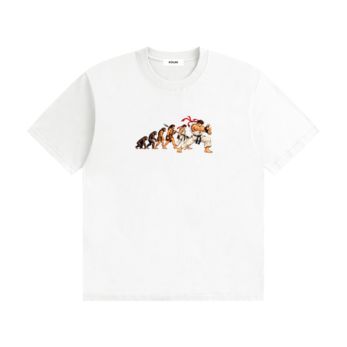 Ryu’s Evolution Tee — White