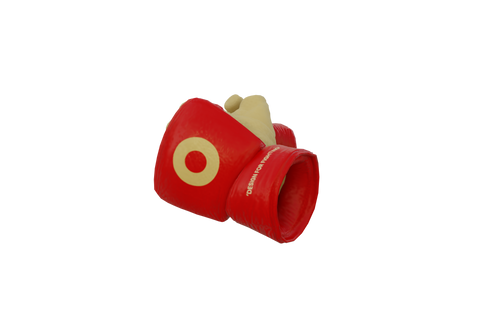 Red / Gold Fingerless Gloves [Pre-Order]