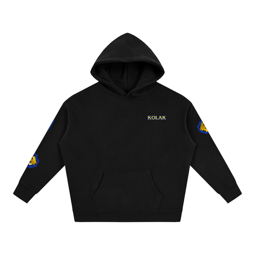 Pixel Cirkuitry Fleece Hoodie — Black